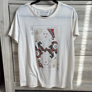 Lucky Brand “Queen of cocktails” t-shirt L